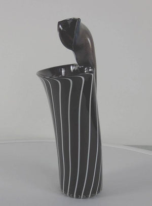 Richard Price Handblown Art Glass Jack-in-the-Pulpit Flower Vase
