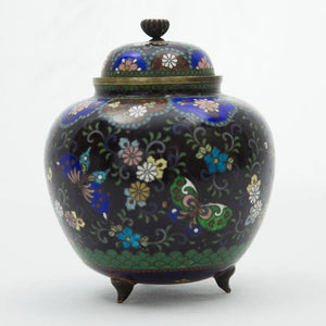 19th Century Japanese Cloisonné Ginger Jar