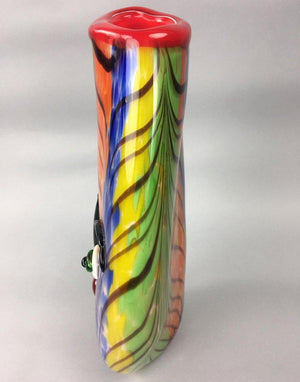 Celebration to Picasso Large Murano Girl’s Face Art Glass Vase Titled Anna