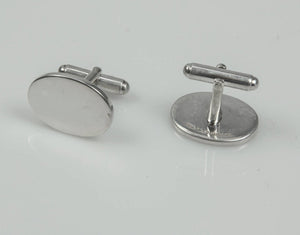 Tiffany & Co. Classic Sterling Silver Cufflinks