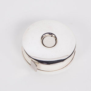 Sterling Silver Push Button Tape Measure