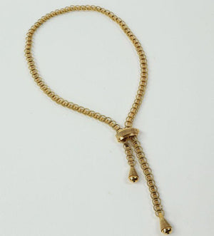 Mid-Century Modern Bolero Gold Heirloom Necklace