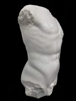 Magnificent Large Marble Nude Male Torso