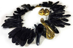 Gerda Lynggaard for Monies Signed Designer Choker Necklace Estate Fine Jewelry