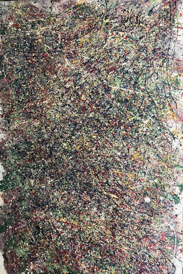 Abstract # 15 Mixed Medium Painting on Canvas by Luigi Cosentino