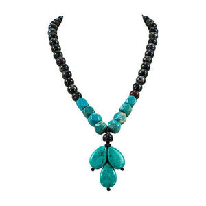 Coach House Turquoise and Jasper Runway Necklace