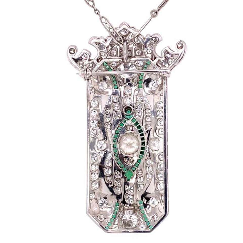 Art Deco Rock Crystal Briolette Drop Necklace – Vintage Jewelry Girl