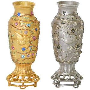 Rare Judith Leiber Asian Holiday Vases