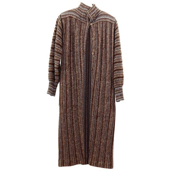 Missoni Vintage Long Wool Woman's Coat Italy