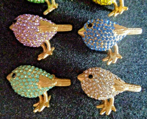 Amazing CINER 8 Flock of Bird Pins Estate Collection Vintage Jewelry Brooch Pins