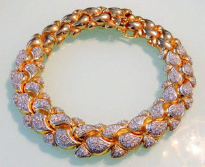 Christian Dior Crystal Runway Choker Collar Necklace