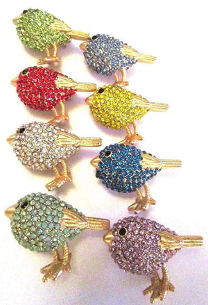 Amazing CINER 8 Flock of Bird Pins Estate Collection Vintage Jewelry Brooch Pins