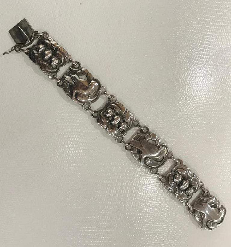 Elegant GEORG JENSEN Sterling Silver Bracelet