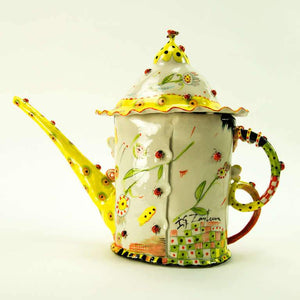 Figular Porcelain Teapot Signed Irina Zaytceva
