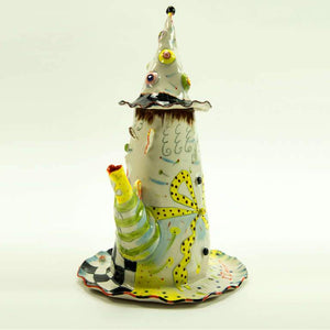 Rare Figural Porcelain Hand Crafted Teapot by Irina Zaytceva