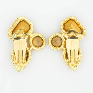 ALEXIS KIRK Jewel Clip Earrings