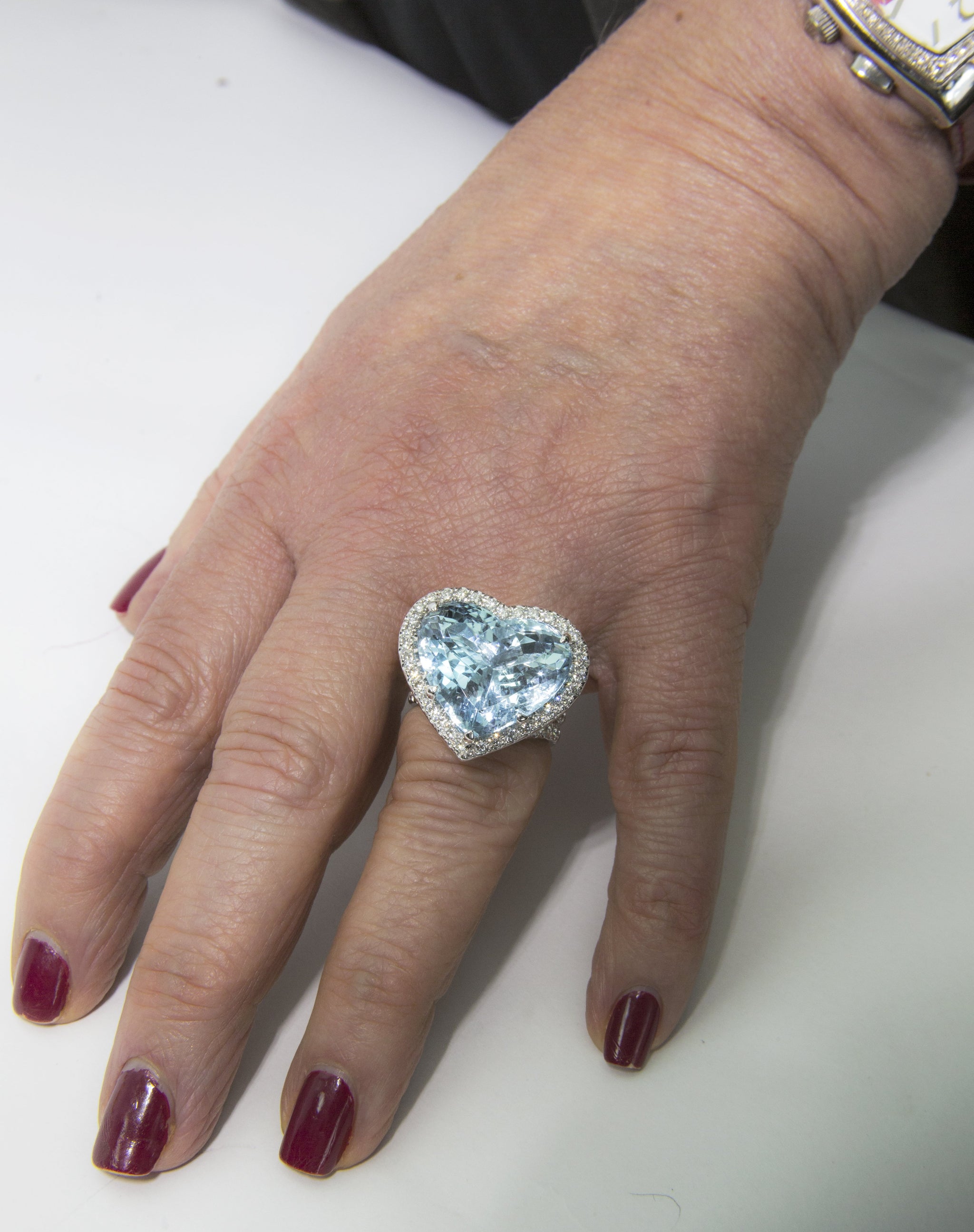 5 Carat Heart Shaped Diamond Ring