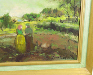 Oil on Canvas Artist Signed Gilles Gosselin Ou Vont Dormir Les Rêves