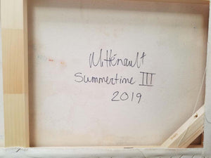 Michelle Hénault Modern Abstract Painting "Summertime III", 2019