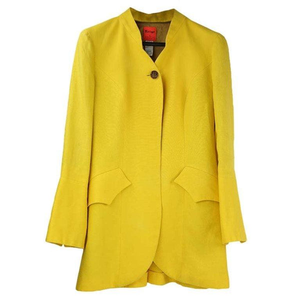 Vintage Christian Lacroix Yellow Linen Jacket
