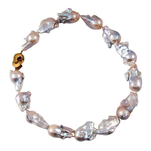 Baroque Free-Form Pearl Necklace