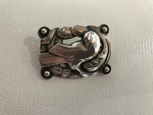 Vintage Georg Jensen Dove Bird Sterling Silver Brooch Pin #209 Estate Find
